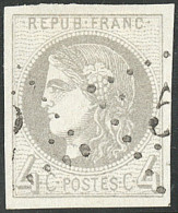 No 41B, Gris, Rep. II. - TB - 1870 Bordeaux Printing