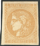 * No 43B, Bistre-jaune, Rep. II, Un Voisin. - TB - 1870 Ausgabe Bordeaux