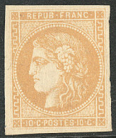 * No 43ba, Bistre-orangé, Très Frais. - TB. - R - 1870 Ausgabe Bordeaux