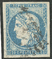 No 44A, Bleu, Rep. I. - TB - 1870 Emission De Bordeaux