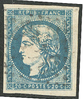 No 44Ba, Bleu Foncé. - TB - 1870 Emission De Bordeaux