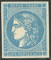 * No 45B, Bleu, Rep. II, Belle Nuance. - TB. - R - 1870 Ausgabe Bordeaux