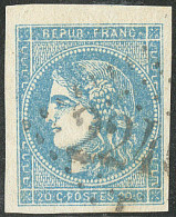 No 45Cd, Bleu Clair, Petit Bdf, Ex Choisi. - TB - 1870 Ausgabe Bordeaux
