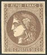 ** No 47, Brun, Très Frais. - TB - 1870 Bordeaux Printing