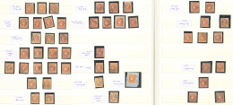 No 48, Orange, 48 Ex, Nuances Et Obl Diverses. - TB, B Ou Pd - 1870 Bordeaux Printing