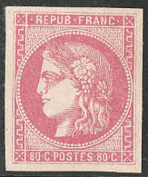 * No 49, Rose, Très Frais. - TB - 1870 Emission De Bordeaux