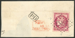 Constantinople. No 49c, Obl Gc 5083 Sur Fragment De Lettre. - TB - 1870 Ausgabe Bordeaux