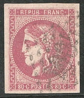 No 49d, Groseille, Nuance Foncée. - TB. - R - 1870 Ausgabe Bordeaux