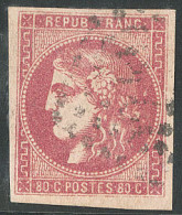 No 49d, Groseille, Nuance Foncée. - TB. - R - 1870 Uitgave Van Bordeaux