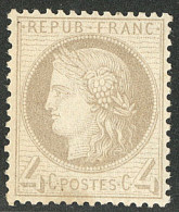 * No 52, Gris, Très Frais. - TB - 1871-1875 Ceres
