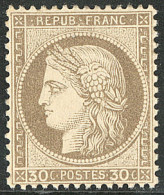 ** No 56, Brun, Très Frais. - TB. - R - 1871-1875 Cérès