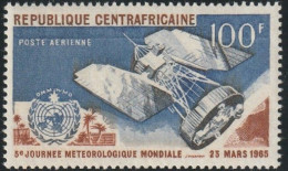 THEMATIC SCIENCE:  CLIMATE AND METEOROLOGY.  5th WORLD WEATHER DAY. SYMBOLS   -  CENTRAFRICAINE - Klima & Meteorologie