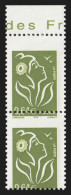 N°3756, Variété Piquage à Cheval En Paire, Marianne De Lamouche, Neuf ** LUXE - Unused Stamps