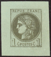 (*) Cérès 1871. Epreuve. 1c Bronze. - TB - Sonstige & Ohne Zuordnung