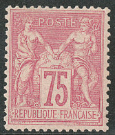 * No 81, Rose, Très Frais Et Centré. - TB. - R - 1876-1878 Sage (Typ I)