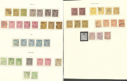 Collection. 1876-1900, Complète Entre Les N°61 Et 106, Sauf 84, Doubles, Nuances Et Obl Diverses. - TB Ou B - 1876-1878 Sage (Type I)