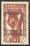 ** Richelieu. Sur Sénégal. Nos 6, 7* (quasiment **). - TB - Militärische Luftpost