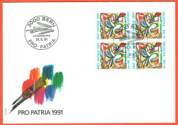 FDC 1991 PRO/P. DE COLLECTION . BLOC DE 4 . C/.S.B.K. Nr:B233. Y&TELLIER Nr:1376. MICHEL Nr:1448. - FDC