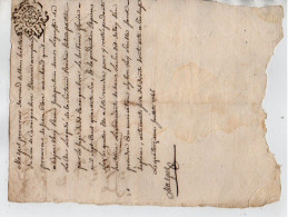 VP22.954 - Cachet De Généralité De TOULOUSE - Acte De 1746 - - Timbri Generalità