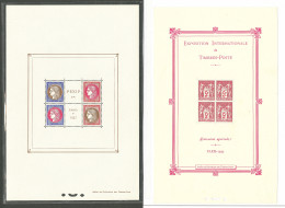 * Paris 1925. Nos 1 (def Mais Les Timbres **), 3** (froissure). - TB - Other & Unclassified