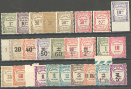 ** Collection. 1908-1931, Entre Les N°43 Et 65 Dont Qqs Ex * Et Les 47 Et 62 (*). - TB - Other & Unclassified