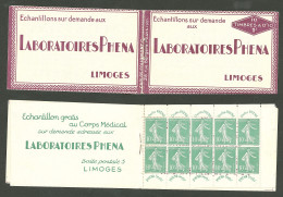 ** Phéna. No 188-C2, Carnet Ed 10t N°188. - TB - Altri & Non Classificati