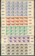 ** LVF. Borodino. Nos 6 à 10, En Feuille Complète De 25 Ex Avec Vignettes. - TB - War Stamps