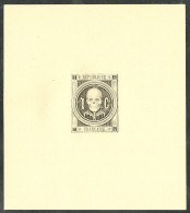 (*) La Mure, Type I. Epreuve En Noir De La Tête De Mort. No 5, Feuillet 79x89mm. - TB - Liberation