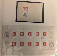 ** 1938-1955 (Poste, Préos), Mazelin, Dulac Et Gandon, En Feuilles Ou Panneaux De 25, 50 Ou 100. - TB - Sammlungen