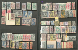 ** Collection. 1906-1937 (Poste), Valeurs Et Séries Moyennes, Doubles Et Multiples Dont Des Obl. - TB - Non Classificati