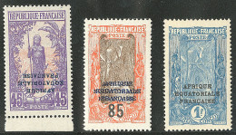 ** Variétés. Nos 83a Petit Bdf, 92a, 102a. - TB - Andere & Zonder Classificatie