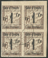 Colis Postaux. No 8, Bloc De Quatre Petit Cdf. - TB - Altri & Non Classificati