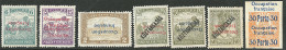 ** HONGRIE (Arad). Variétés. Nos 7a, 9a, 19a, 34a, 34b, 35a, Taxe 3a. - TB - Other & Unclassified