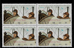 TIMOR STAMP - 1972 The 50th Anniversary Of 1st Flight, Lisbon-Rio De Janeiro BLOCK OF 4 MNH (NP#67-P40) - Timor