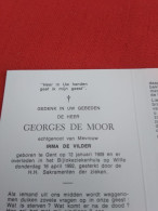 Doodsprentje Georges De Moor / Gent 12/1/1909 - 16/4/1992 ( Irma De Vilder ) - Religion & Esotérisme