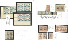 ** Lot. 1891-1946 (Poste), Valeurs Moyennes Dont "petit 0", Centre Déplacé, Etc. - TB - Other & Unclassified