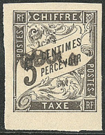 ** OBOCK. Taxe, Réimpression. No 1a, Bdf. - TB - Other & Unclassified