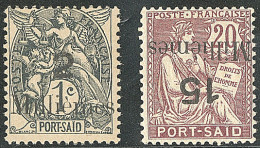 * Variétés. Nos 61A**, 65a. - TB - Sonstige & Ohne Zuordnung