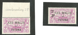 ** Variétés. Nos 37a Bdf, 37b. - TB - Altri & Non Classificati