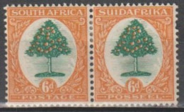 SOUTH AFRICA  - 1926 -  PAIRE SE TENANT YVERT N°18+21 * MLH - COTE = 50 EUR - Ongebruikt