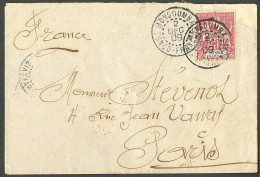 Lettre Cad "Mongoumna/Congo Français" Sur No 42 Sur Enveloppe Pour Paris, 1909. - TB - Altri & Non Classificati