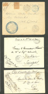 Lettre 1902-1903, 3 Enveloppes Du Corps Expéditionnaire De Côte D'Ivoire. - TB - Other & Unclassified