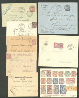 Lettre CRETE. 1901-1913, 8 Enveloppes Affts Divers. - TB - Other & Unclassified