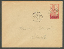 Lettre Cad "Sam-kita/Gabon" Sur Entier 10c Guerriers Pour Libreville, 1911. - TB - Altri & Non Classificati
