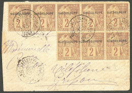 Lettre Cad "Capesterre/Guadeloupe". No 15(8) Sur Enveloppe Locale, 1893. - TB - Altri & Non Classificati