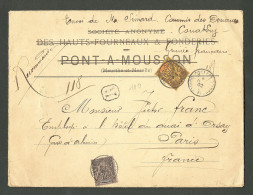 Lettre Cad "Conakry/Guinée Française". Nos 5 + 12 Sur Enveloppe Recommandée Pour Paris, 1902. - TB - Andere & Zonder Classificatie