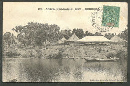 Lettre Cad "Kissidougou/Guinée Française". No 4 Sur CP Pour La France, 1908. - TB - Autres & Non Classés