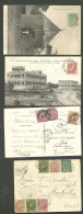 Lettre 1905-1910, 3 CP Et 1 Enveloppe. - TB - Andere & Zonder Classificatie