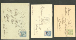 Lettre Annam. 1903-1904, 3 Enveloppes. - TB - Altri & Non Classificati