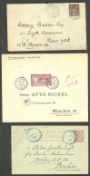 Lettre 1902-1919, 2 Enveloppes Et Une CP De Dardanelles Et Dedeagh. - TB - Sonstige & Ohne Zuordnung
